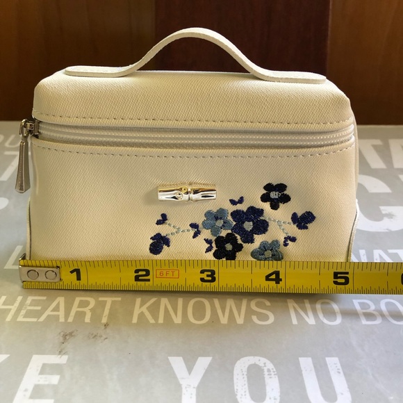 Longchamp Cherry blossom Roseau coin card pouch - Picture 10 of 11